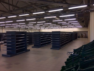 SHOP NETWORK "TOP" - CĒSIS, GAUJAS STREET 29 - delivery and installation of store shelves
